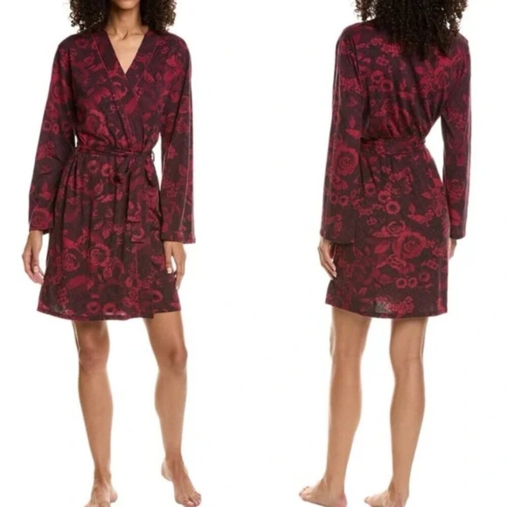 NWT Johnny Was Carrie Sleep Robe in Red/Multi Small S